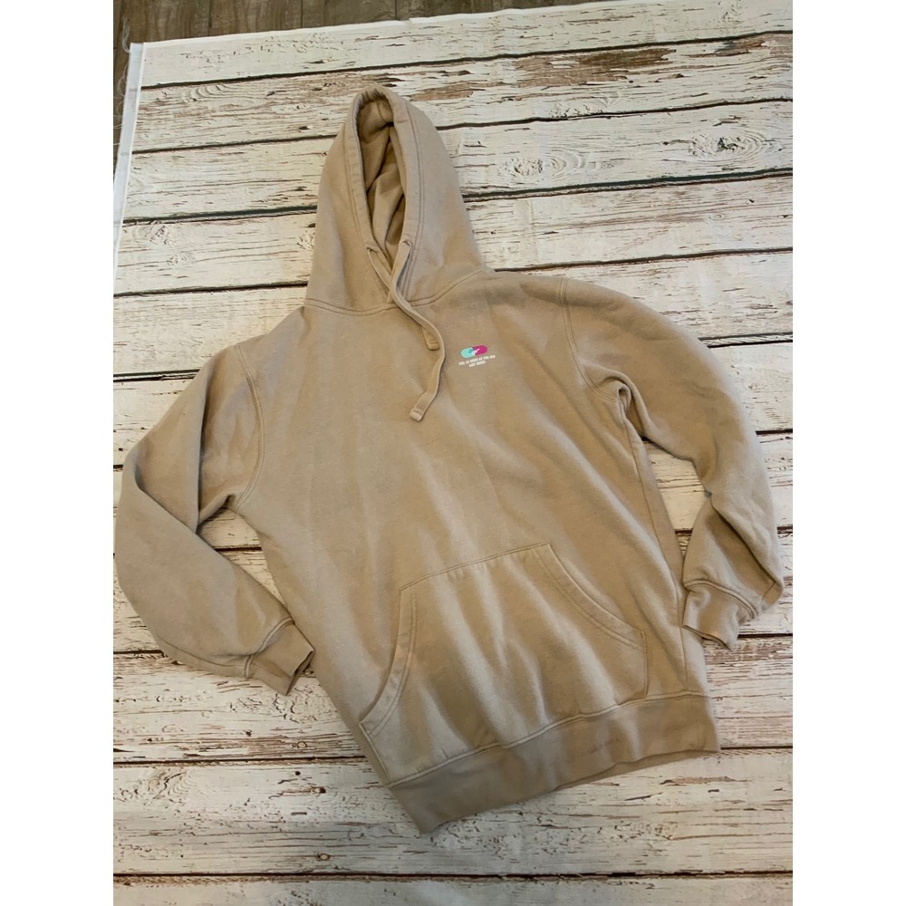 Hangover Hoodies Stupid Happy Tan Graphic Hoodie S/M Feel As Good As You Did